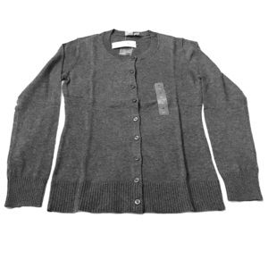 NWT GAP Gray Long Sleeves Cardigan Size XS